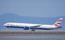 British Airways Boeing 777-300 G-STBJ landing at SFO