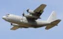 Swedish Air Force C-130H Hercules 84005 departing RIAT