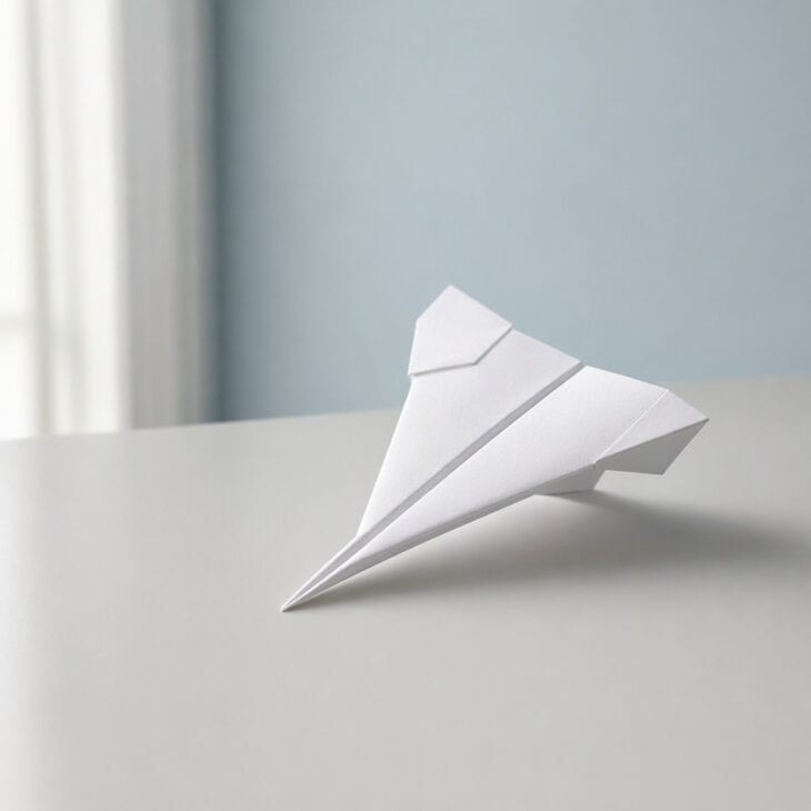The classic dart is the fold most paper pilots learn first.