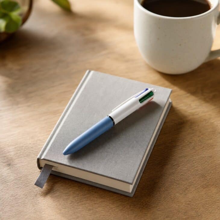 A good pen and pocket notebook are crew essentials.