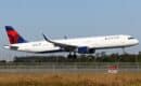 Delta Air Lines Airbus A321 N334DN landing at Orlando