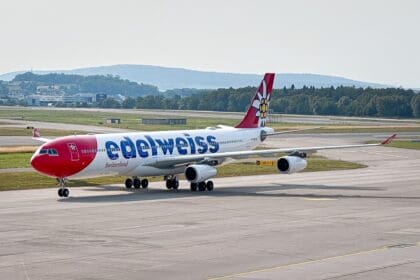 Edelweiss Flight WK34 Dumps Fuel Over the Alps and Returns to Zurich When Its A340’s Center Gear Won’t Retract