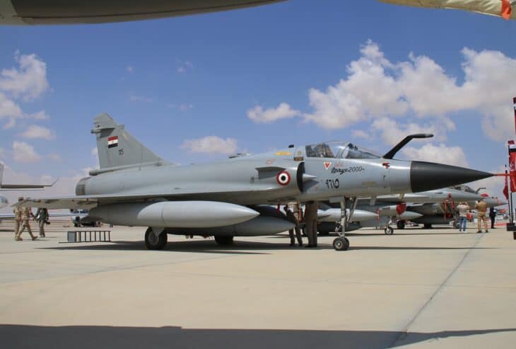 Egyptian Air Force Mirage 2000EM serial 9615 on the ramp at El Alamein