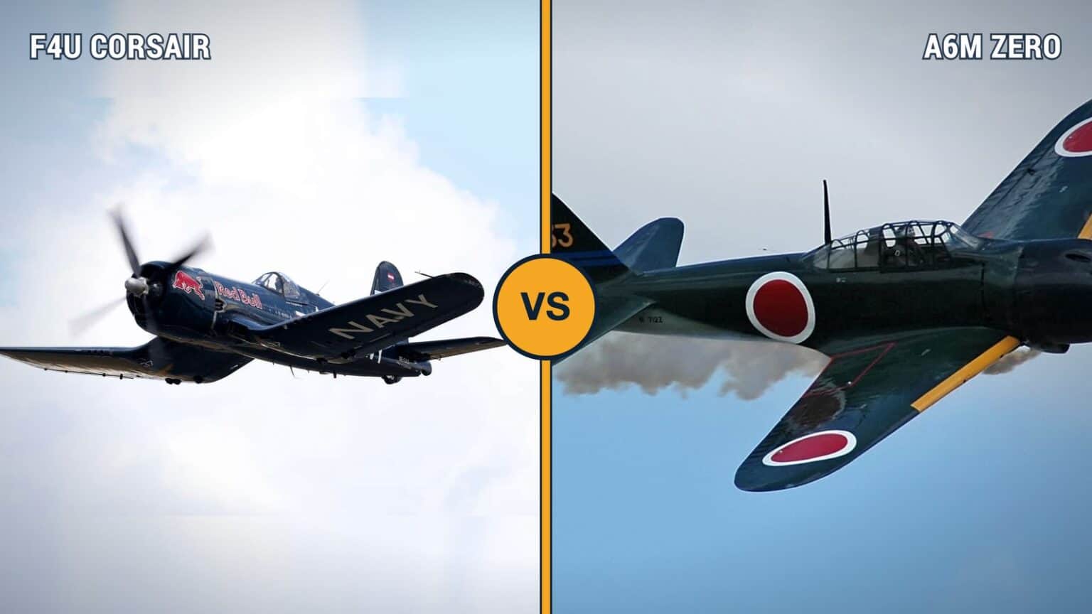 F4U Corsair vs A6M Zero: Which WWII Fighter Won?
