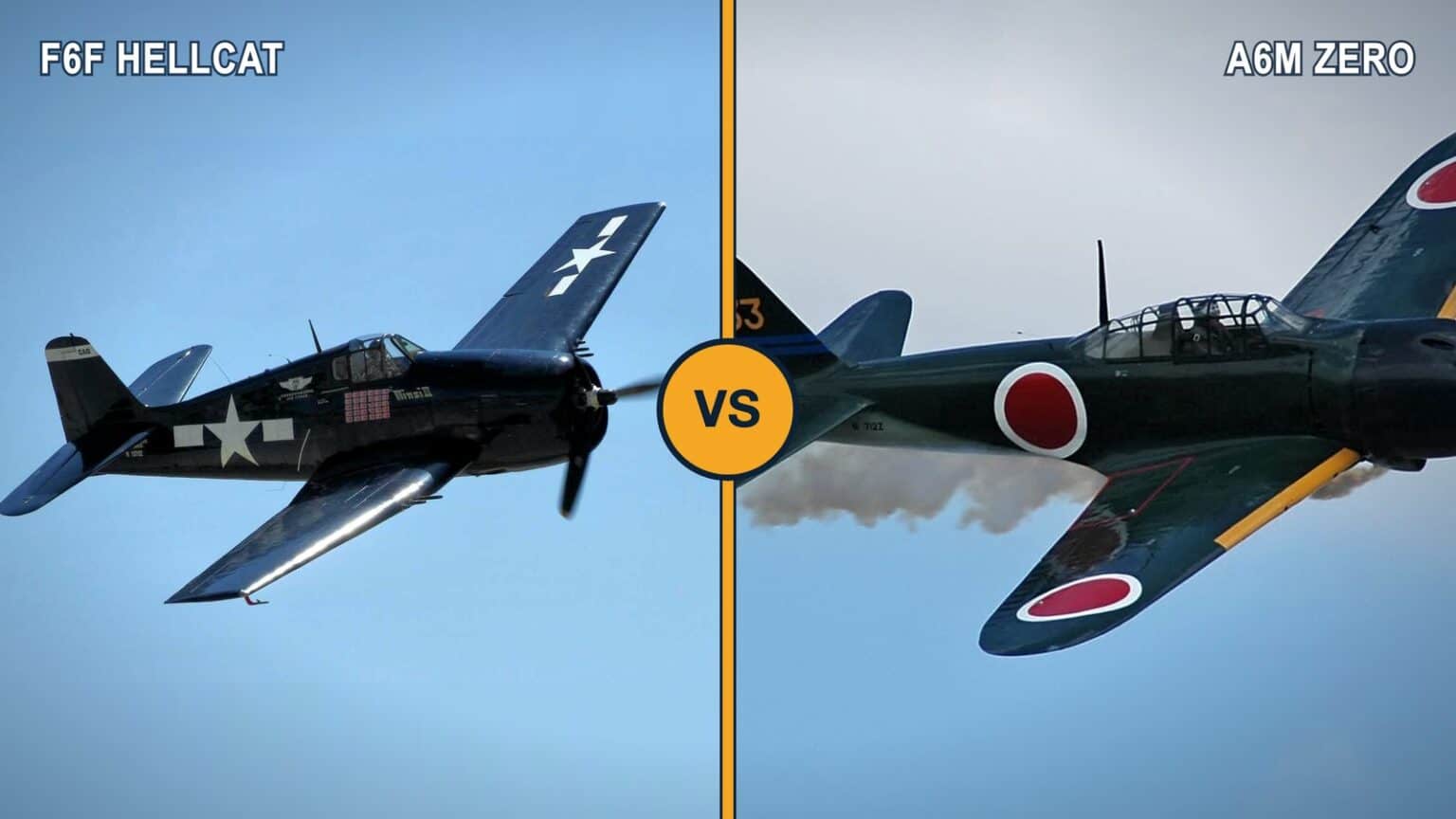 F6F Hellcat vs A6M Zero: Which WWII Carrier Fighter Won?