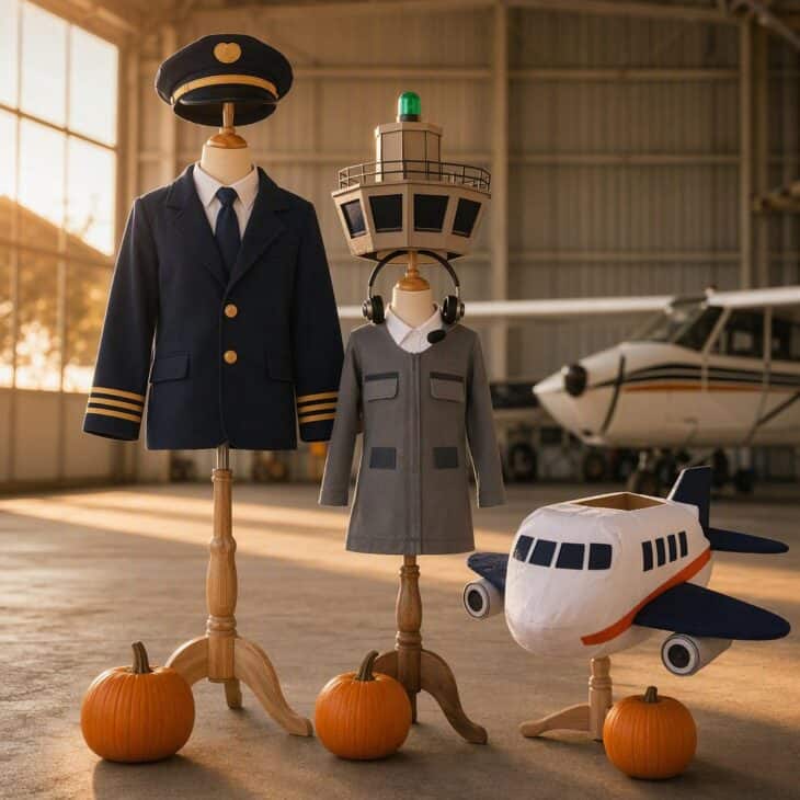 One plane, one pilot and one tower make a family airport.