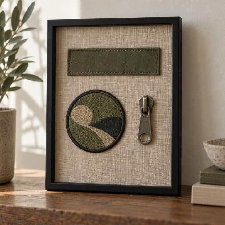 A flight suit frame keeps the pieces people usually discard.