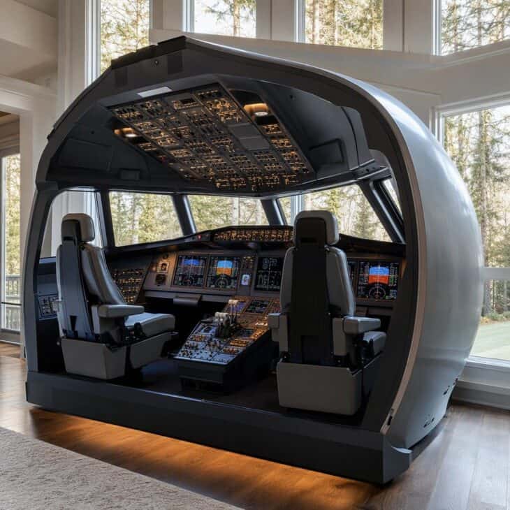 A full replica shell is the ultimate home simulator project.