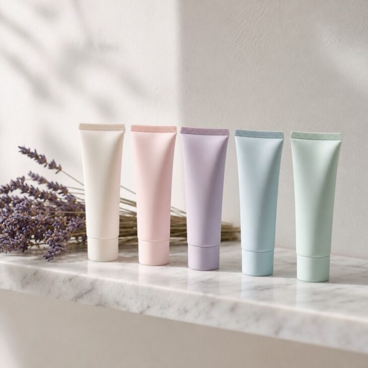 Small hand cream tubes fit a pocket and get used every flight.