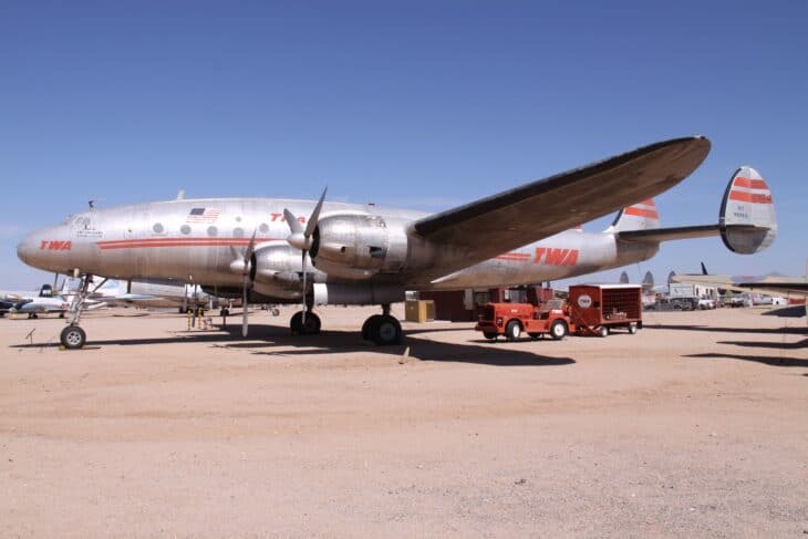 TWA Lockheed L-049 Constellation N90831 on the ramp