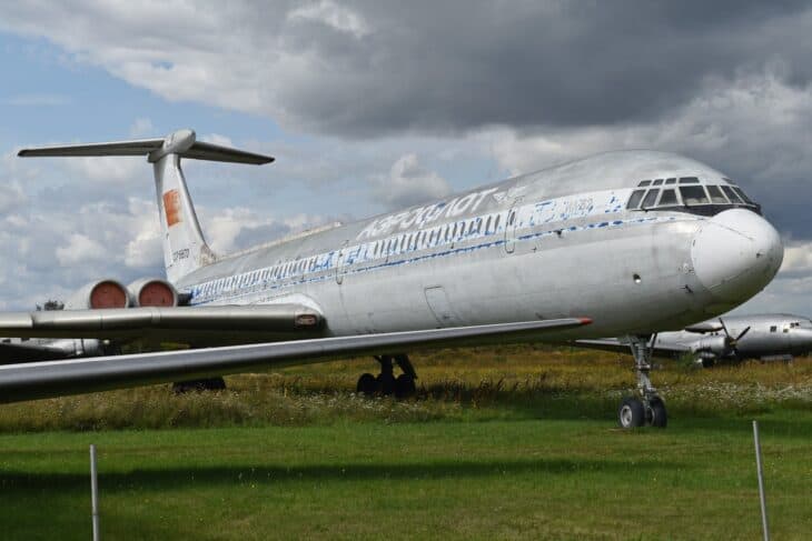 Il-62 CCCP-86670, built in 1967 and flown only by Aeroflot, now stands at the Central Air Force Museum at Monino near Moscow.