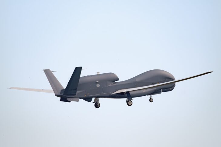 JASDF Northrop Grumman RQ-4B Global Hawk 33-6001 in flight