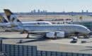 Etihad Airbus A380 A6-APA at JFK Terminal 4
