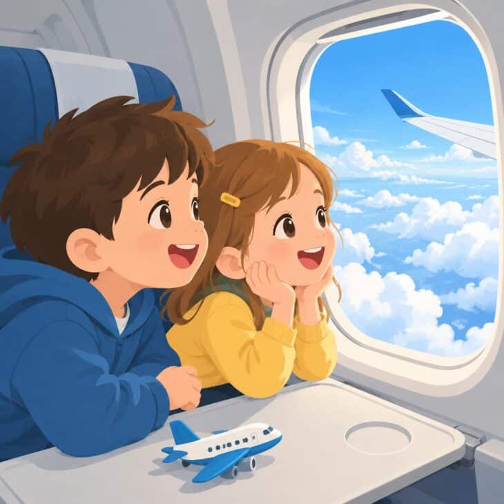 Riddles for the youngest passengers.
