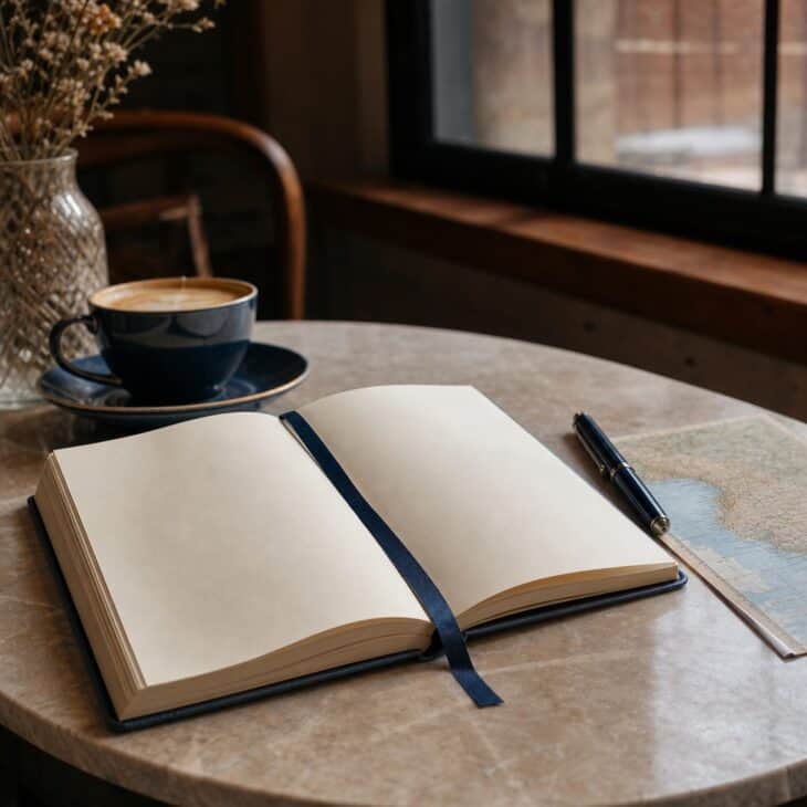 A journal turns layovers into a keepsake of cities seen.