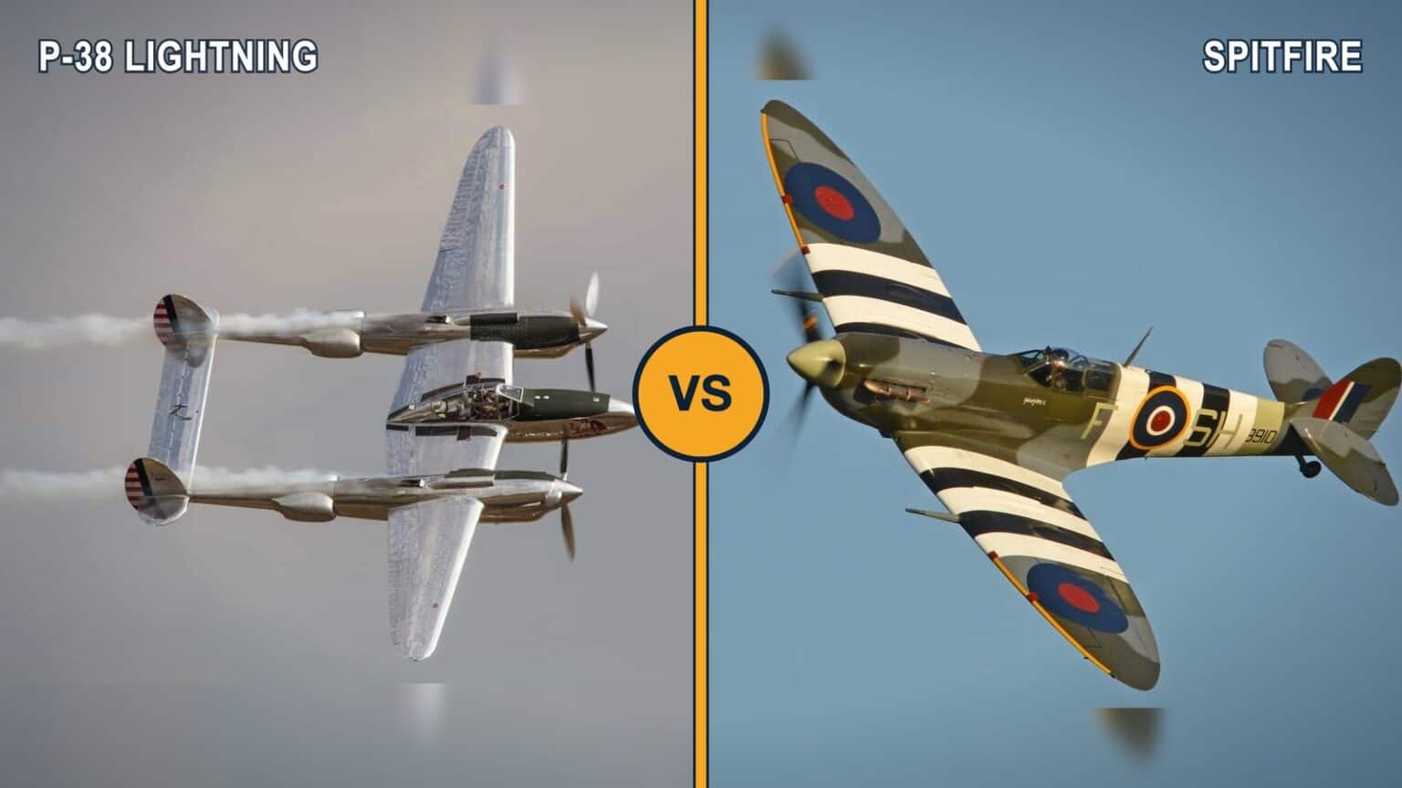 P-38 Lightning vs Spitfire: Which WWII Fighter Was Better?