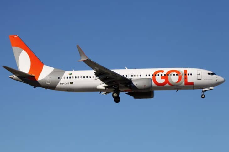 GOL Boeing 737 MAX 8 PR-XMD on approach to Miami