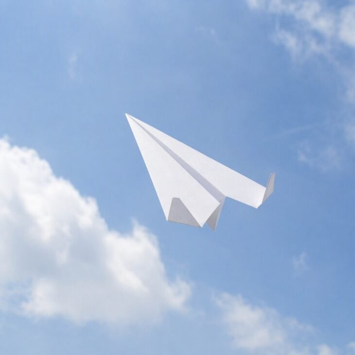 Sharply raised wing edges pitch the nose up and send the plane into a loop.