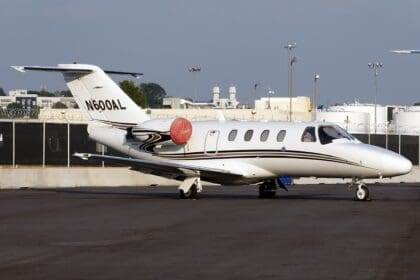 Citation CJ1 N600AL Burns in a Field After Leaving the Runway at Bedford, and Both Pilots Get Out