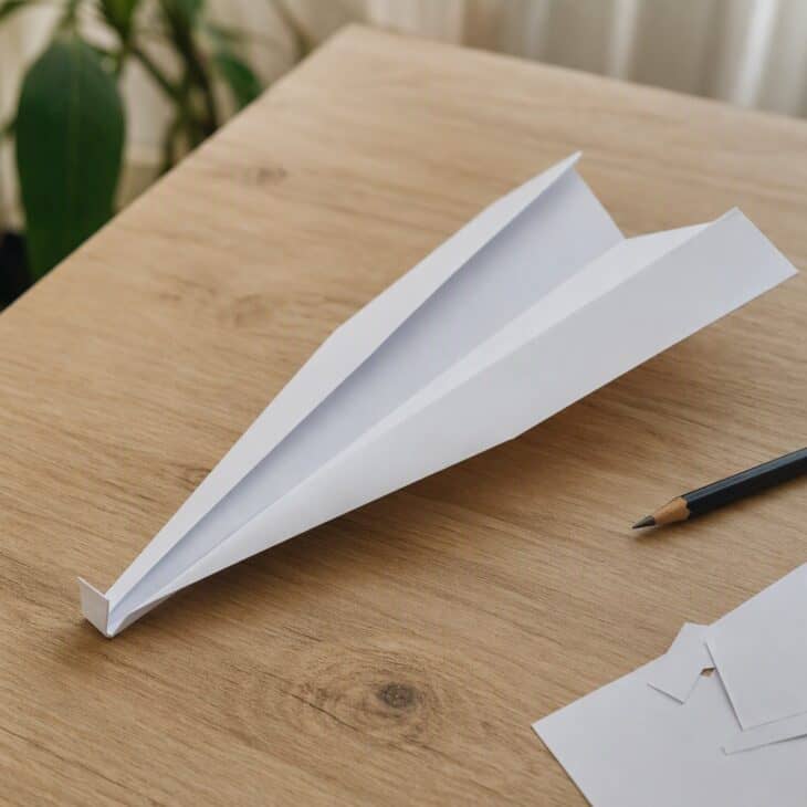 The small upturned flap is the lock that holds the folds in place.