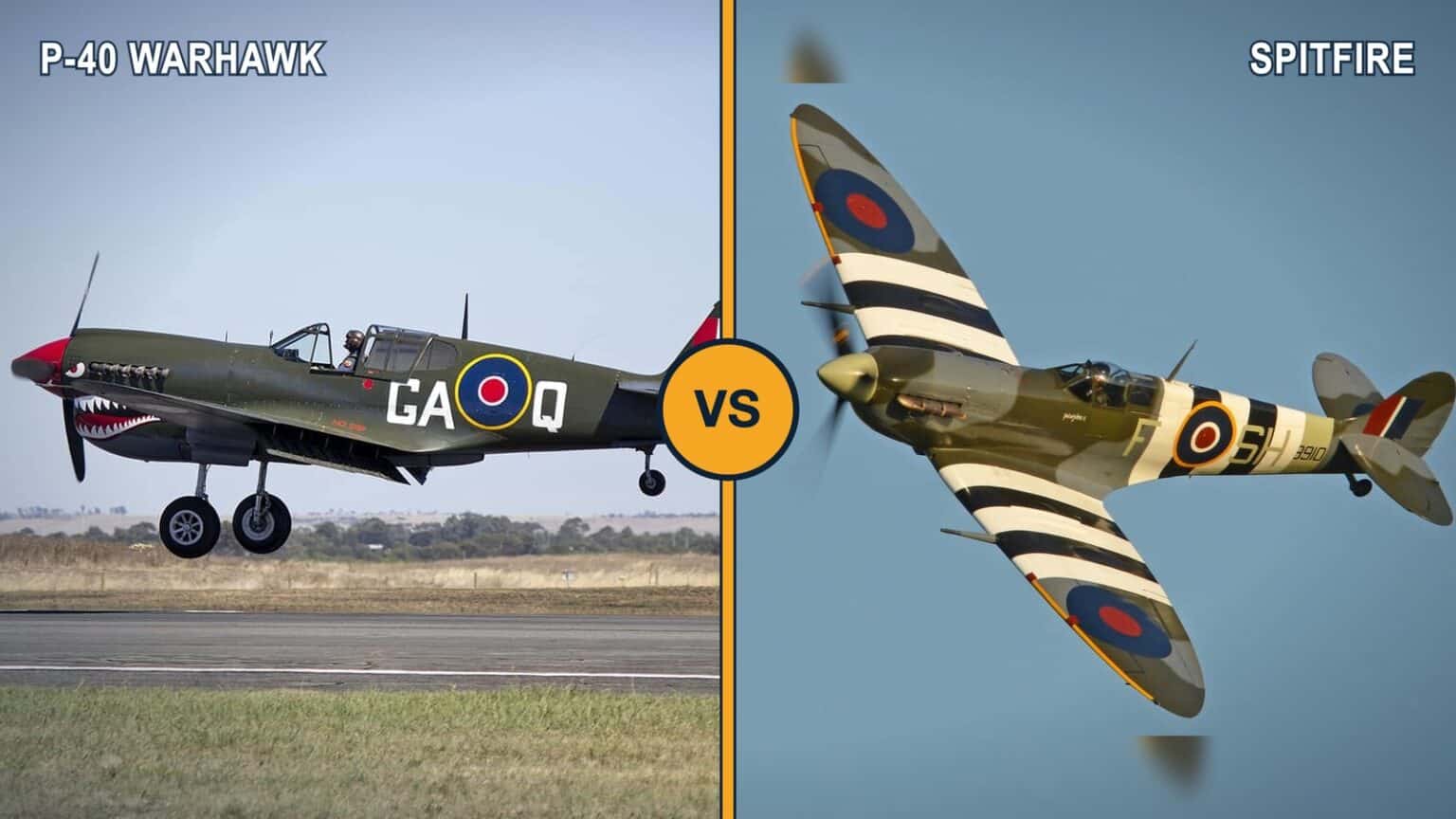 P-40 Warhawk vs Spitfire: Which WWII Fighter Was Better?