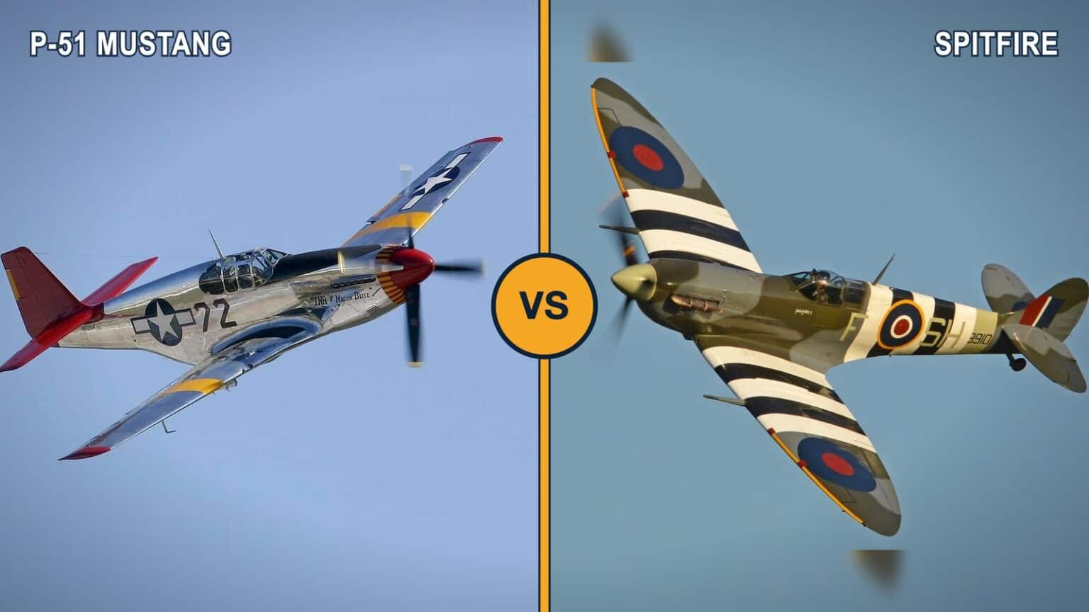 P-51 Mustang vs Spitfire: Which WWII Fighter Was Better?