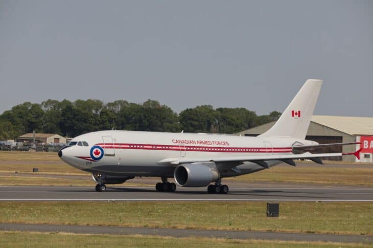 RCAF CC-150 Polaris Airbus A310 in Canadian Armed Forces livery taxiing