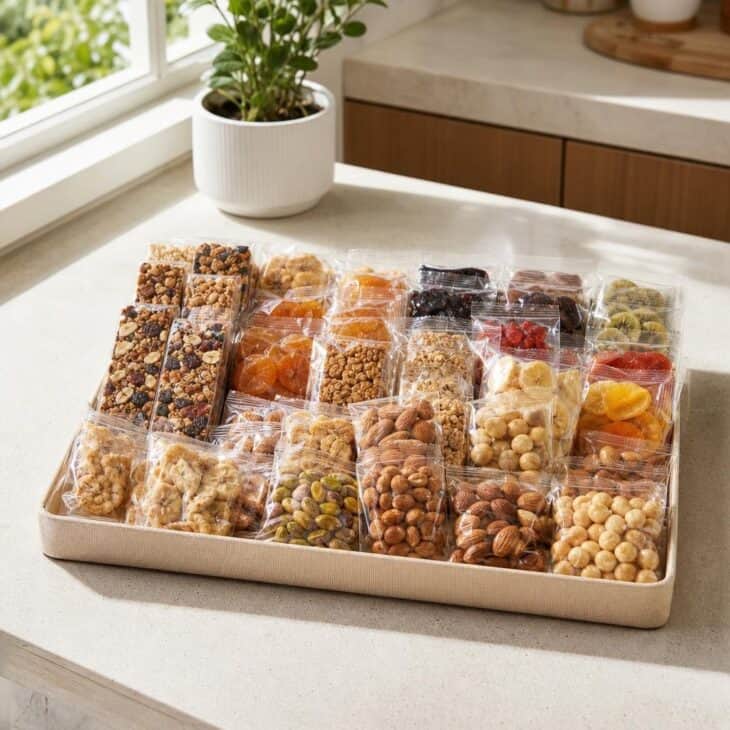 A snack box covers the gap when a meal does not happen.