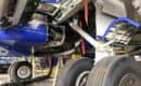 Southwest Airlines Boeing 737 main landing gear in maintenance at Dallas Love Field