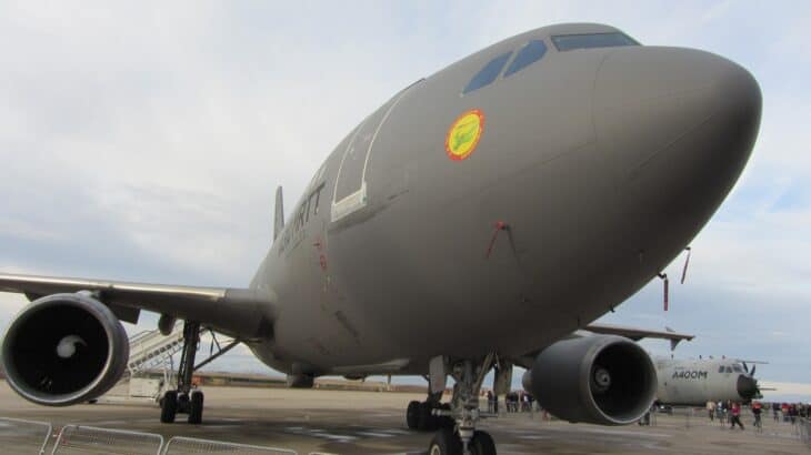 Spanish Air Force Airbus A310 transport on the ramp
