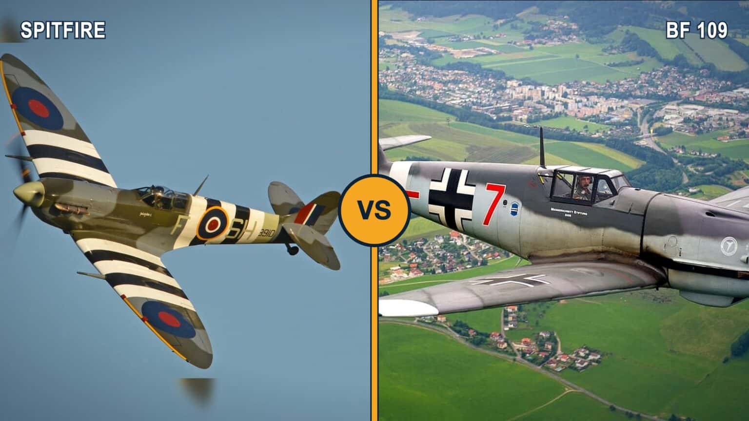 Spitfire vs Bf 109: Which Fighter Really Won the Battle of Britain?