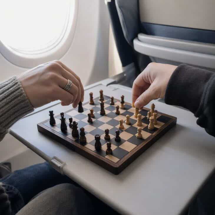 Magnetic pieces handle turbulence far better than loose ones.