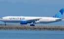 United Airlines Boeing 777-200ER N782UA arriving at San Francisco