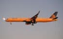 United Airlines Boeing 757-300 N57864 on approach to Orlando at golden hour