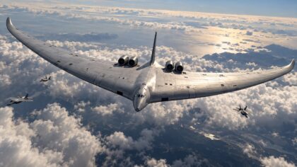 visualization of Lockheed’s CL-1201 in flight