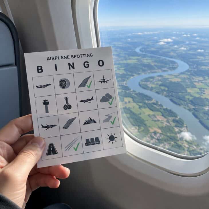 The window seat is the best seat in the house for this game.