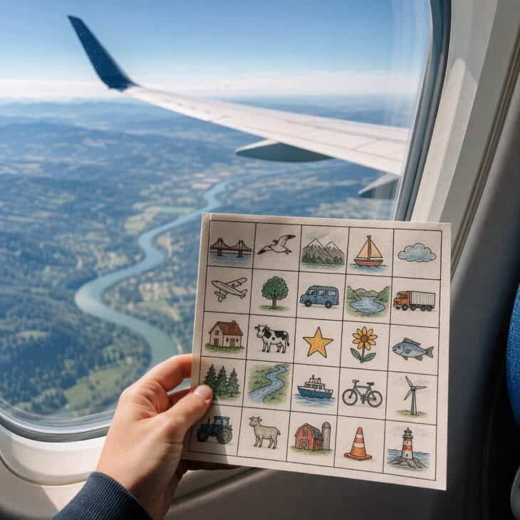 Turn the view into a scavenger hunt.