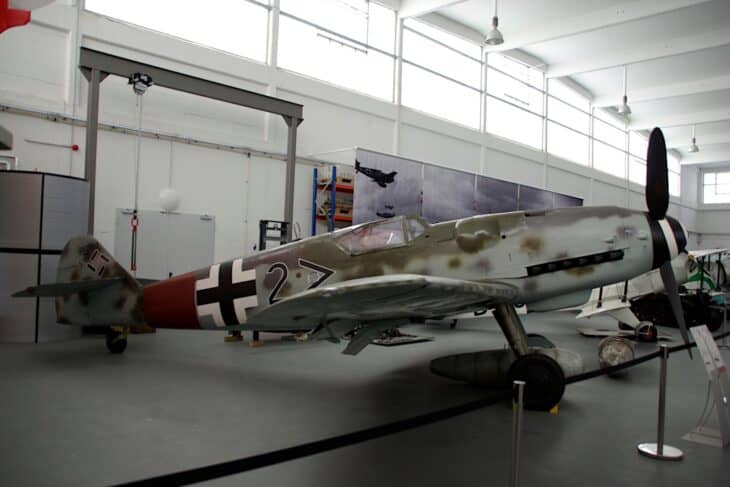 Preserved Messerschmitt Bf 109 G-14 in Luftwaffe markings