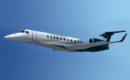 Embraer Legacy 650 flight blue sky