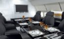 Airbus A340 Private Jet interior