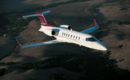 Bombardier Learjet 45 XR high in the sky