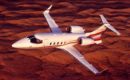 Bombardier Learjet 60XR in flight